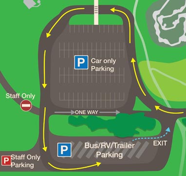RV and TRailer Parking Lot Map