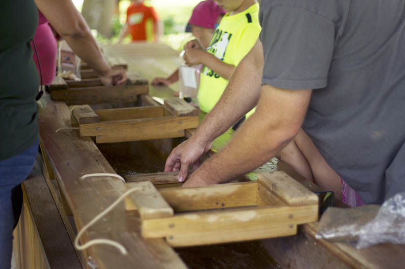 Guests Panning at Prospector Creek Photo